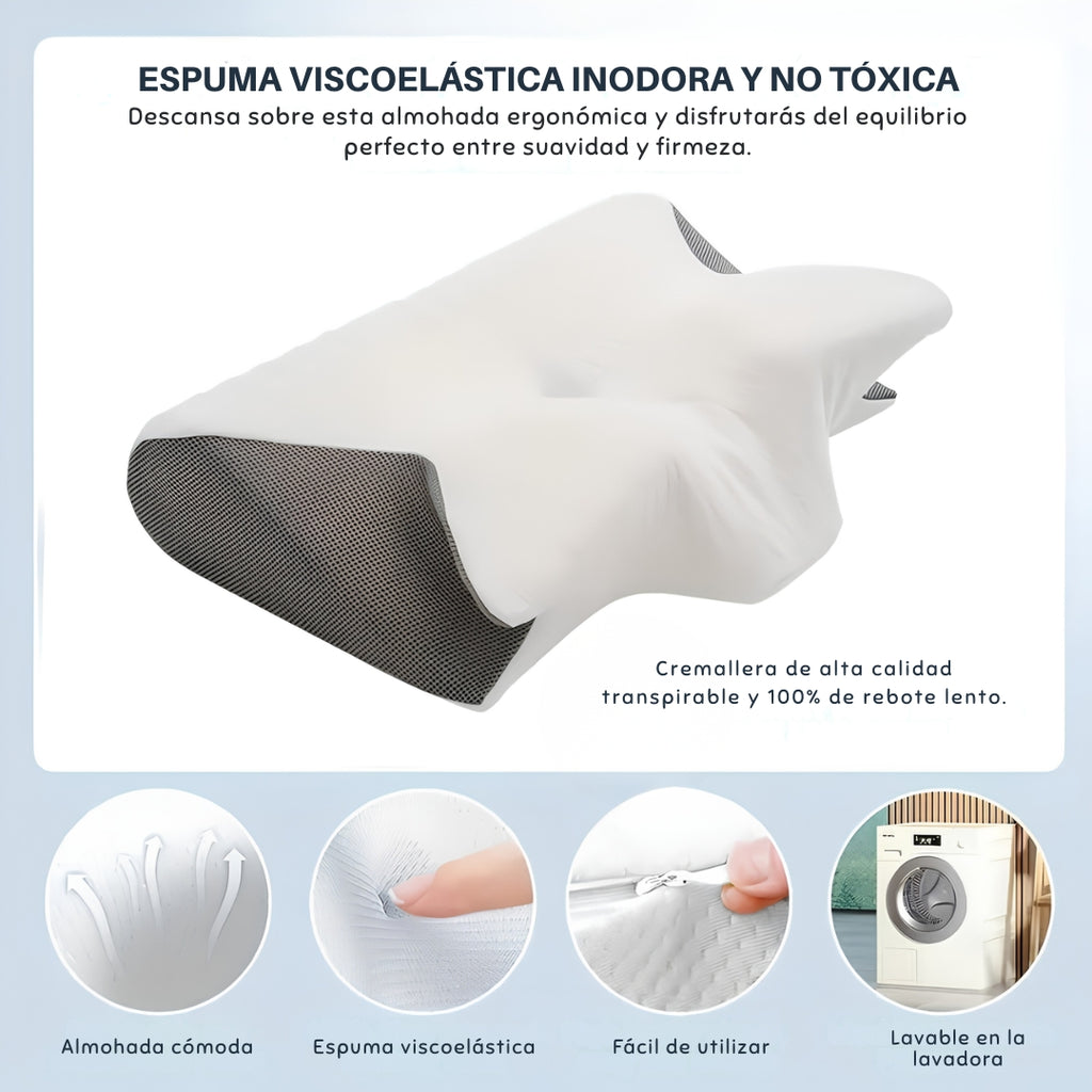 ALMOHADA ERGONÓMICA VISCOELÁSTICA